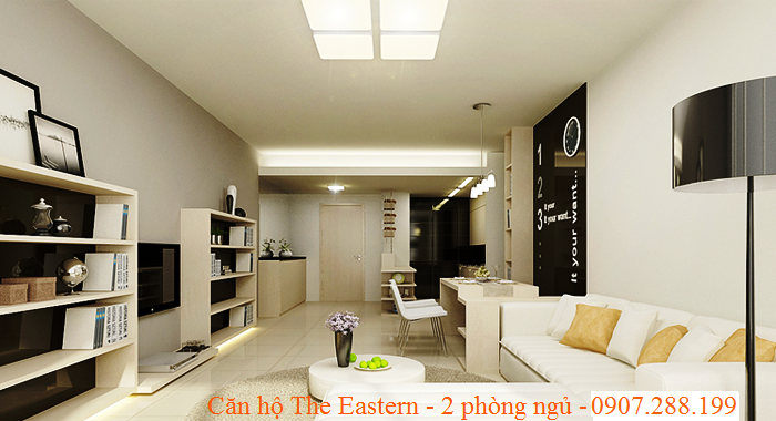 PHỐI CẢNH CĂN HỘ THE EASTERN QUẬN 9 2 PHÒNG NGỦ